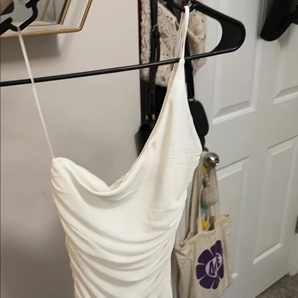 Princess Polly White One Shoulder Sheath Dress - Picture 2 of 4